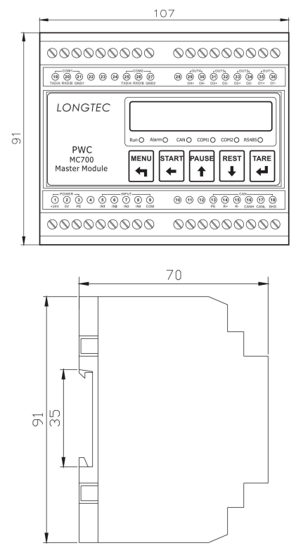 PWC主控模块MC700